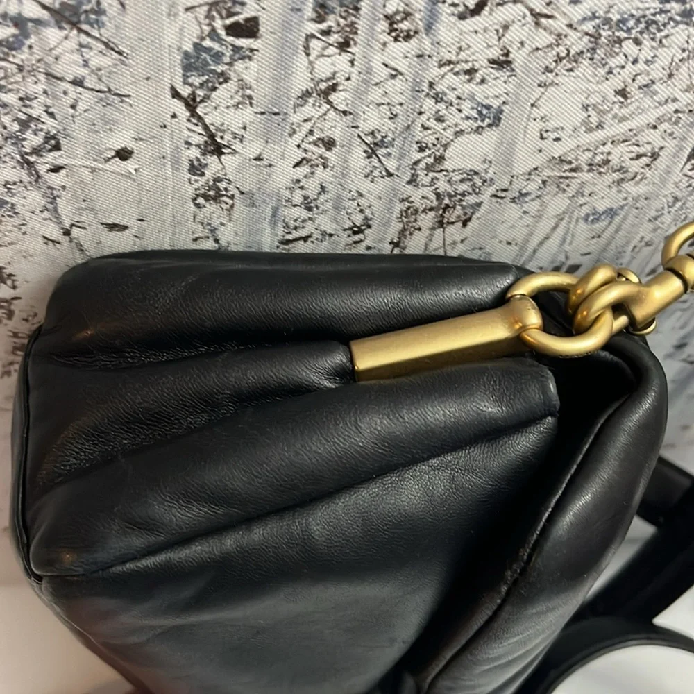Coach Black Pillow Tabby 26 Nappa Leather Crossbody Bag Purse - Picture 5 of 12